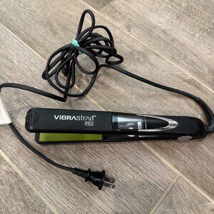 VIBRASTRAIT Pro Ceramic Flat Iron Hair Straightener Beautopia Black